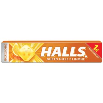 Halls Miele & Limone Senza Zucchero Stick X 20 Pz